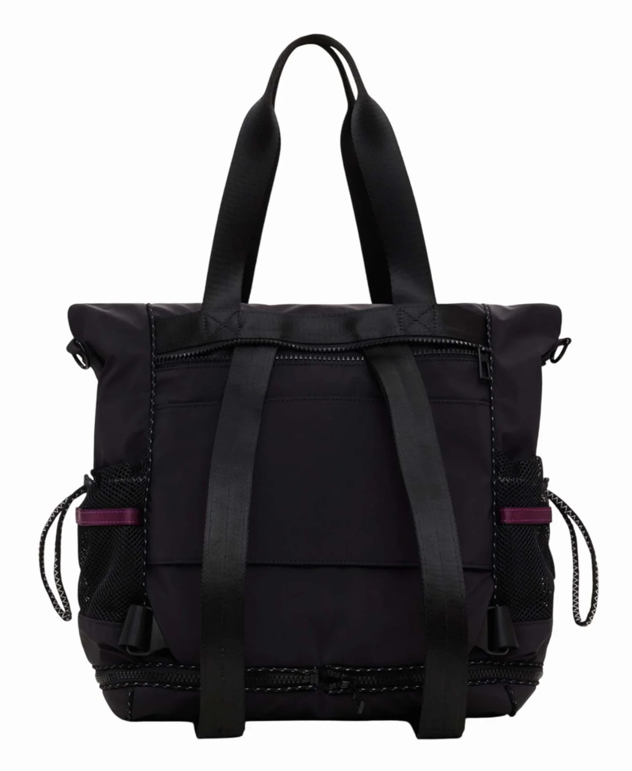 Desigual Modularis 25 Voyager Bag, Negro, violeta