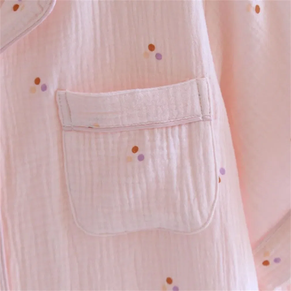 Conjunto de Pijama de algodón de 3 Piezas para Mujer, con Camiseta de Manga Corta con Estampado de Primavera, Pantalones Cortos y pantalón, Ropa de Dormir cómoda (Morado L)