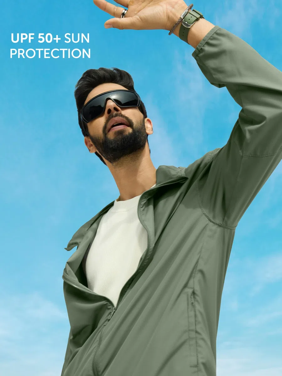 XYXX Parka para hombre con protección UV y protección solar | Ropa de protección solar y contaminación | ligera y de secado rápido con protección UPF 50+ para exteriores