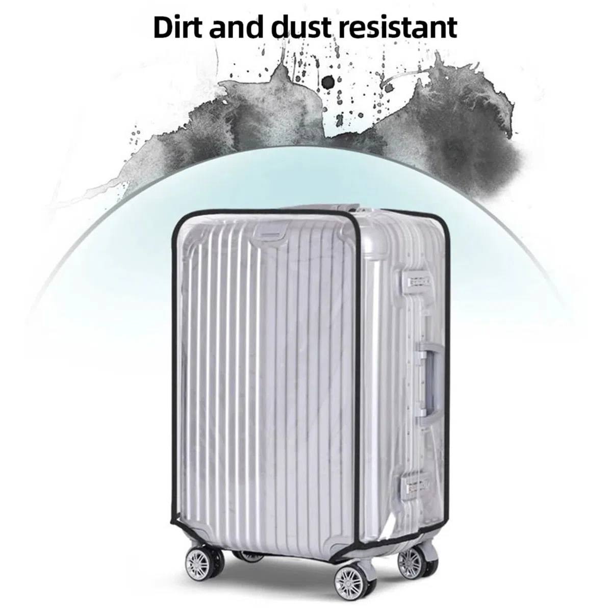 2 uds Funda Protectora for Equipaje de 18-30 Pulgadas Resistente a los arañazos Protector Viaje for Maleta con Ruedas Accesorios para Maletas(28inch)