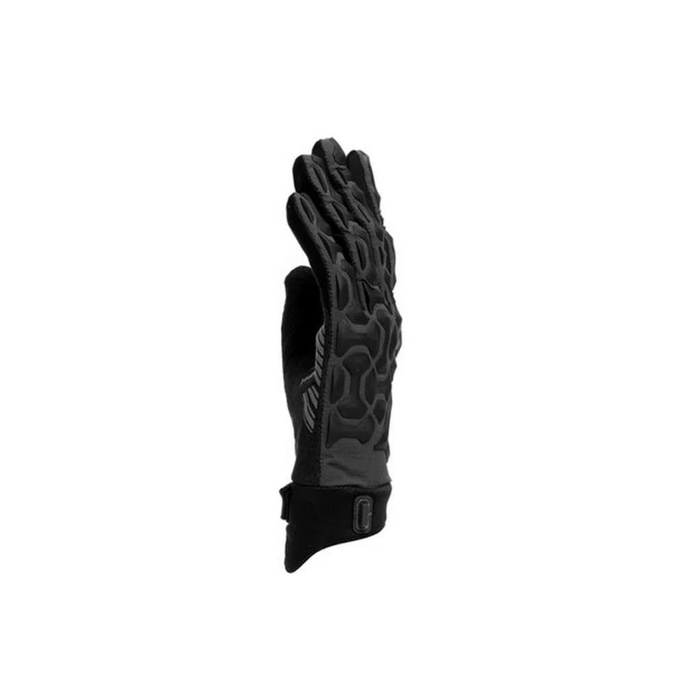 Dainese - HGR Gloves Ext, guantes MTB con patrón protector antiabrasión, compatibilidad con pantalla táctil, unisex, negro/negro