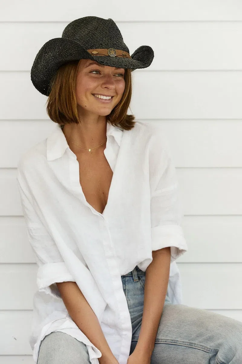 Conner Sombrero de Paja Millersview Mujer/Hombre - Western Sol Vaquero Primavera/Verano Verano