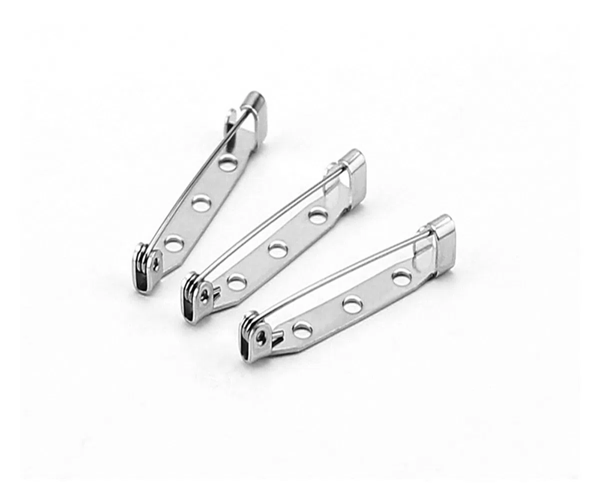 30 broches de Acero Inoxidable for joyería DIY | Pasadores de base de cierre de metal 14 mm 17 mm 19 mm 25 mm 37 mm