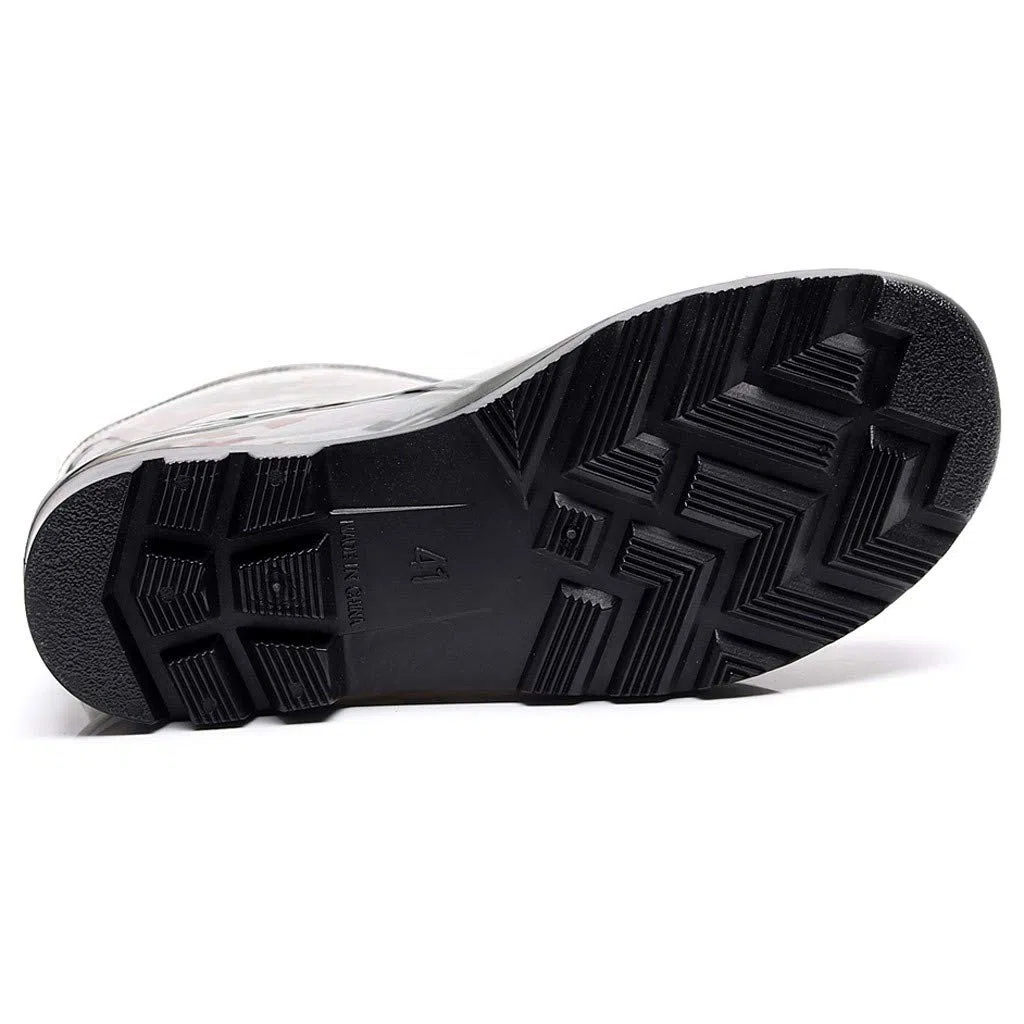 Botas de goma para hombre, diseño de camuflaje, botas de lluvia, botines de goma, impermeables, botines de tobillo, botas cortas, botas de goma, botas de lluvia, antideslizantes, botas de jardín