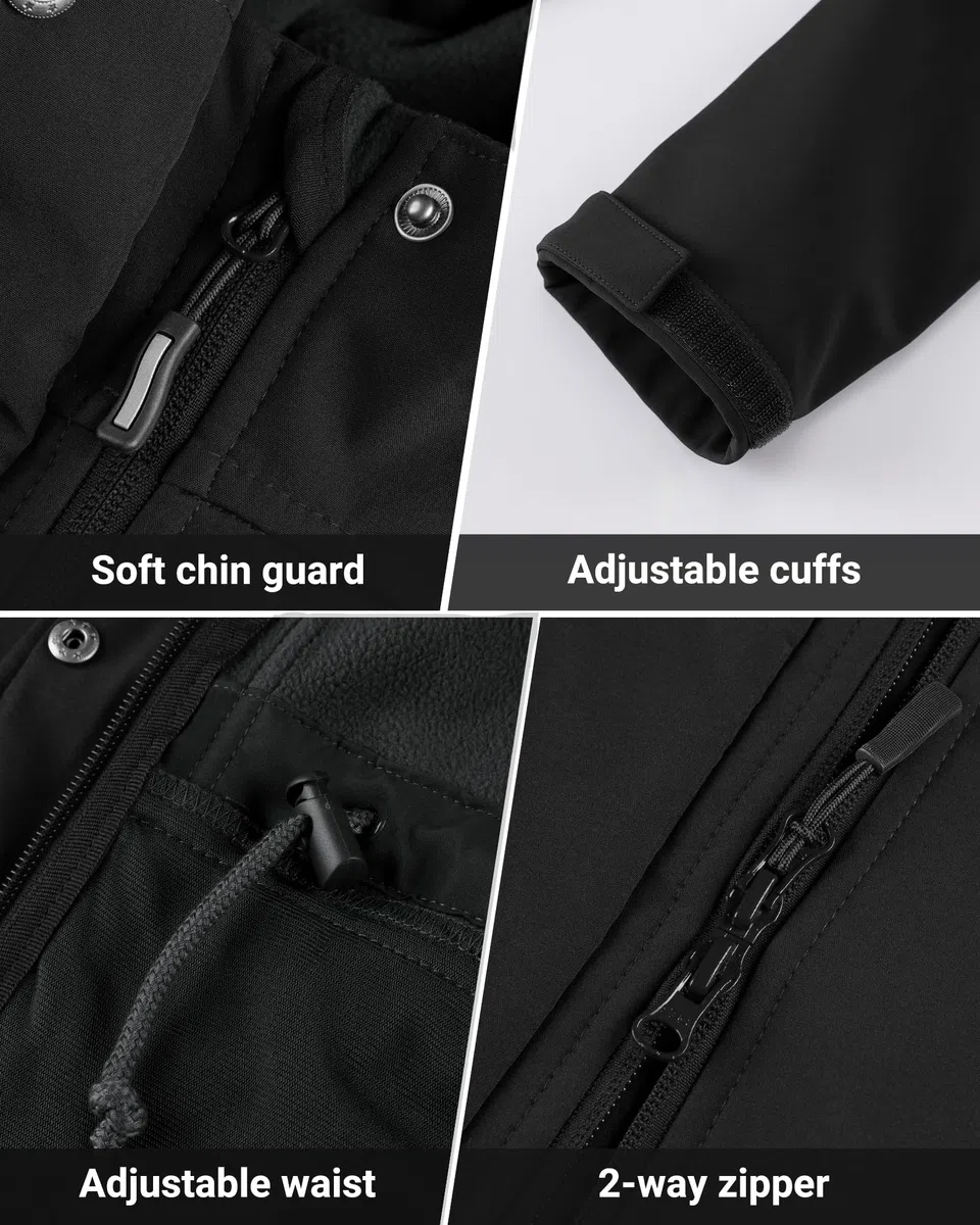 Outdoor Ventures Chaqueta acolchada ligera con cremallera completa para mujer con capucha, abrigo de invierno acolchado