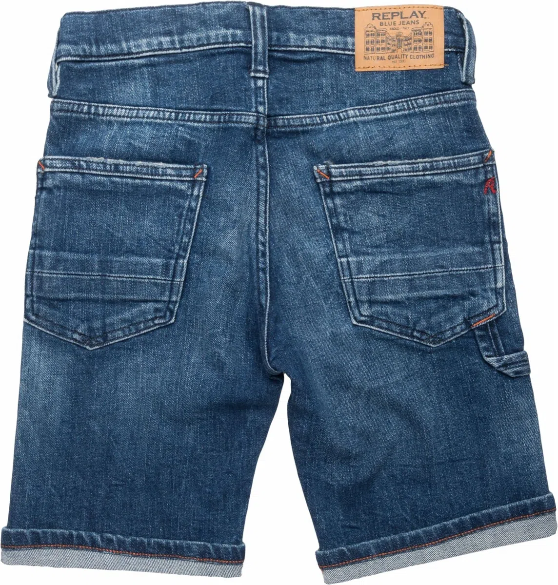 Replay Pantalones Cortos Gekow - Pantalones Cortos de Jean Niños