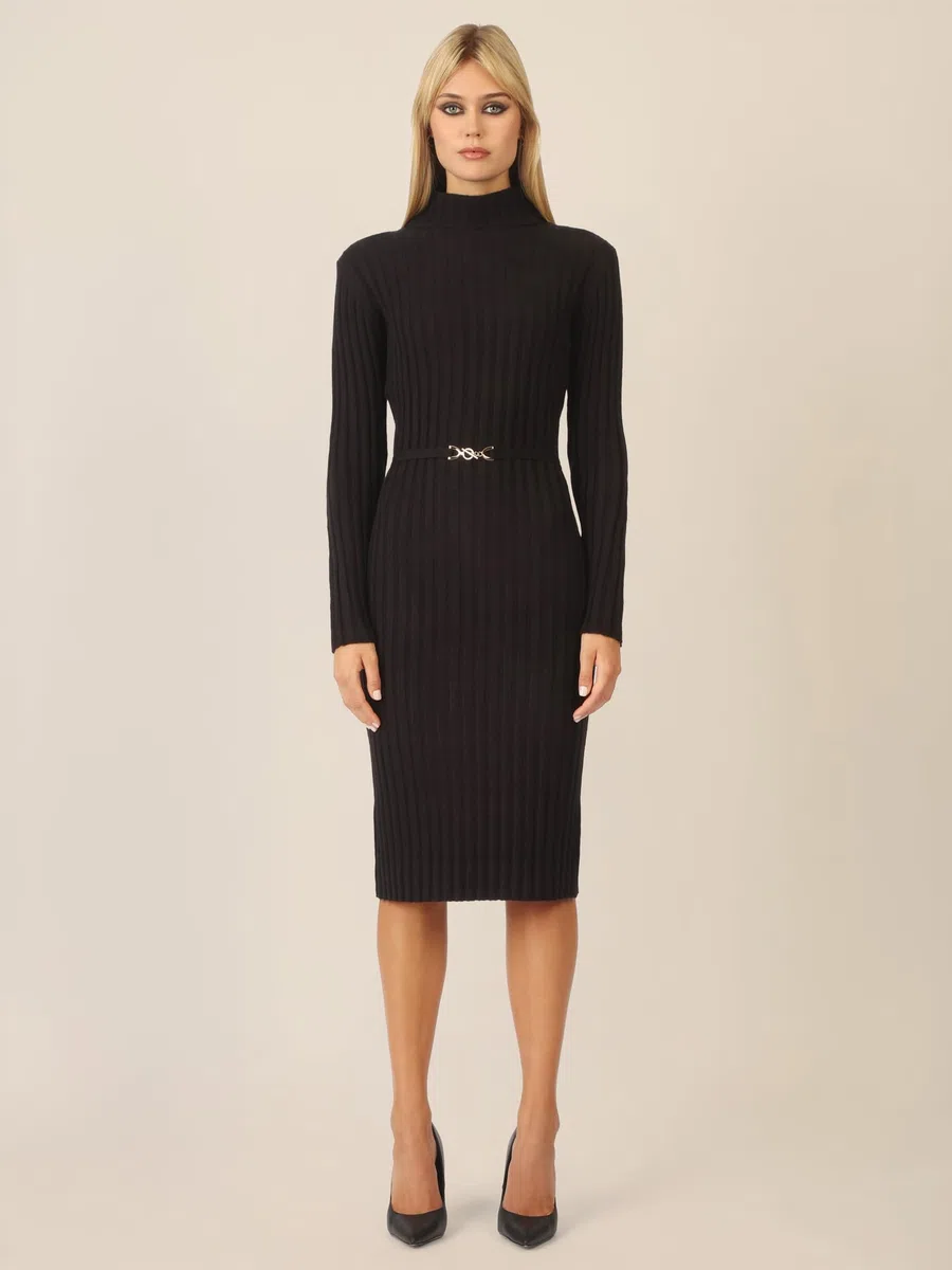 APART Fashion Midistrickkleid Vestido Mujer