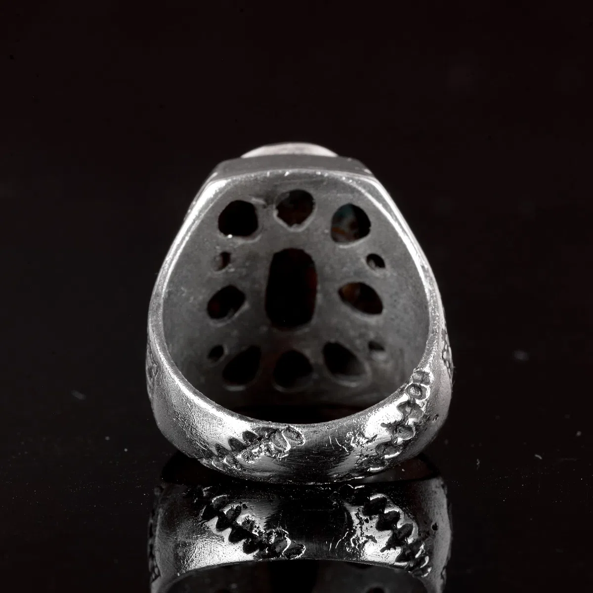 Anillo de plata de ley 925 para hombre, piedra preciosa turquesa natural, hecho a mano