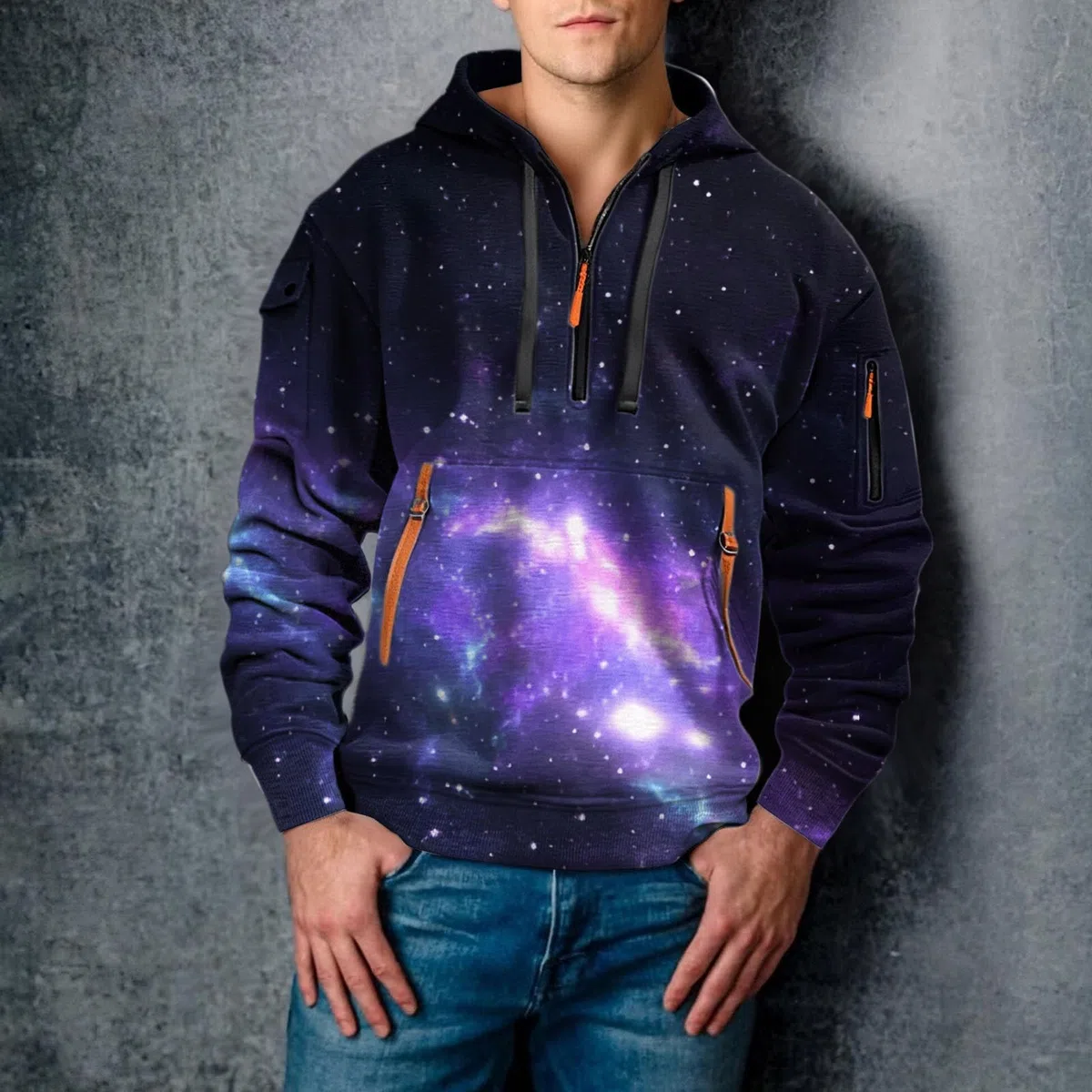 Sudaderas con Capucha Corta Sudadera Y Cremallera De Un para Hombre, Estilo Casual Deportivo, Bolsillos. Tallas S A 5XL. Boxeo Hombre (Black, XXXL) Camisa Manga Larga Sin Mangas