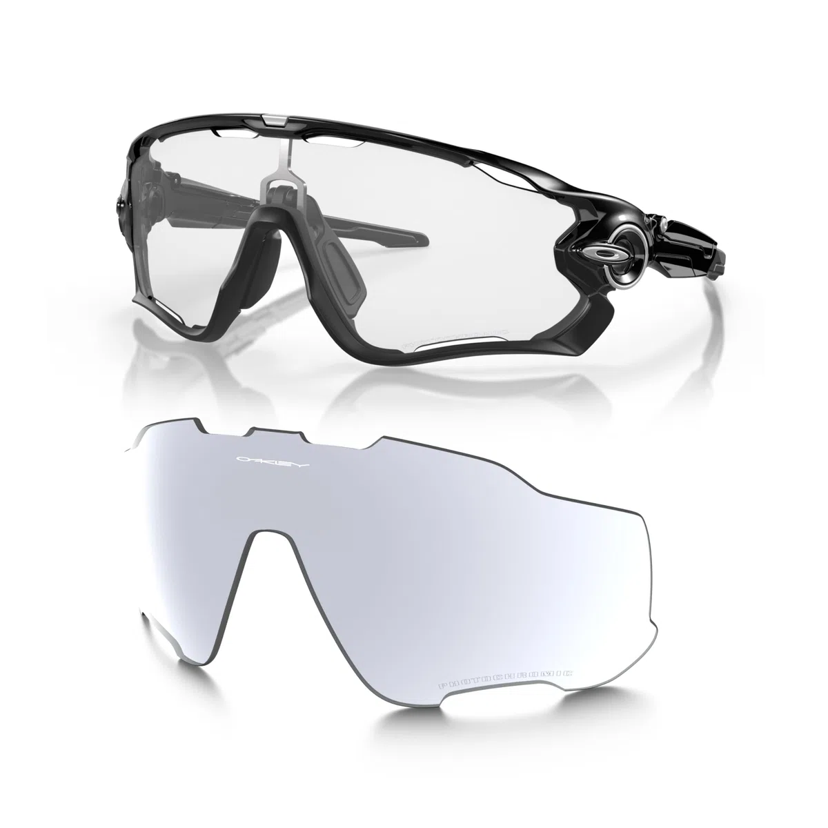 Oakley Lentes de repuesto originales Jawbreaker para hombres y mujeres + paquete + kit iWear de diseñador