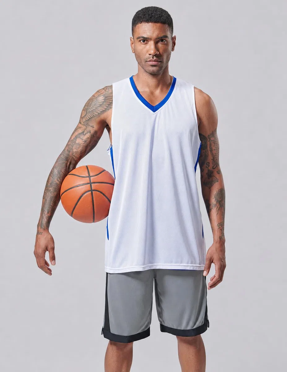 Liberty Imports Reversible Basketball Jerseys Camiseta de Baloncesto para Hombre