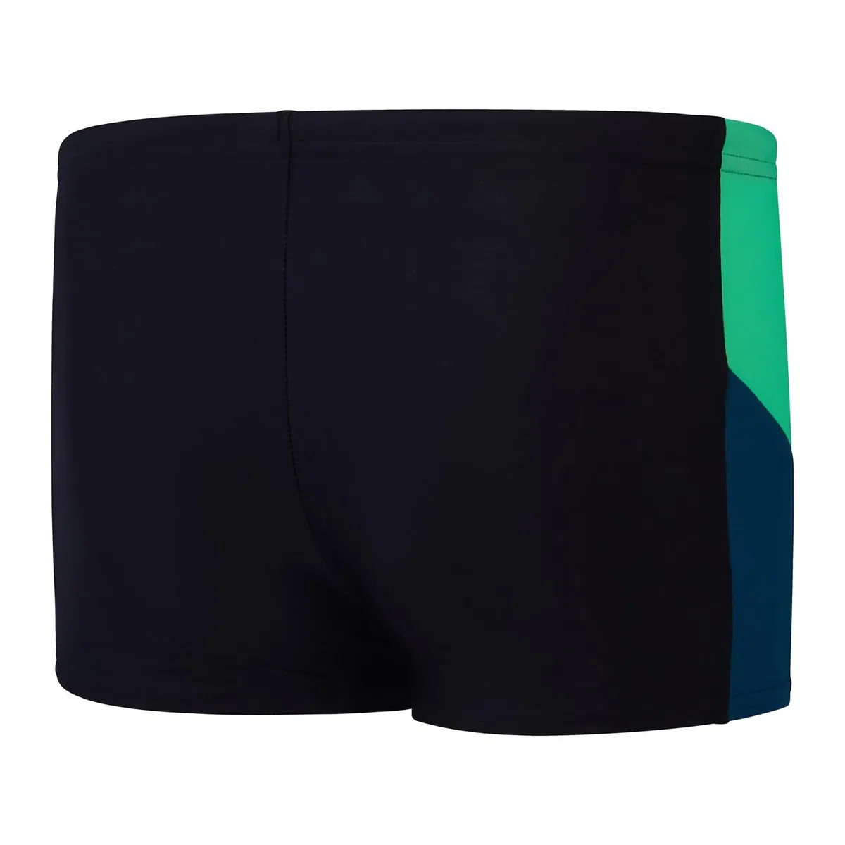 Speedo Traje de baño para niños de buceo, traje de baño para nadadores, color negro, verde arlequín, verde azulado oscuro