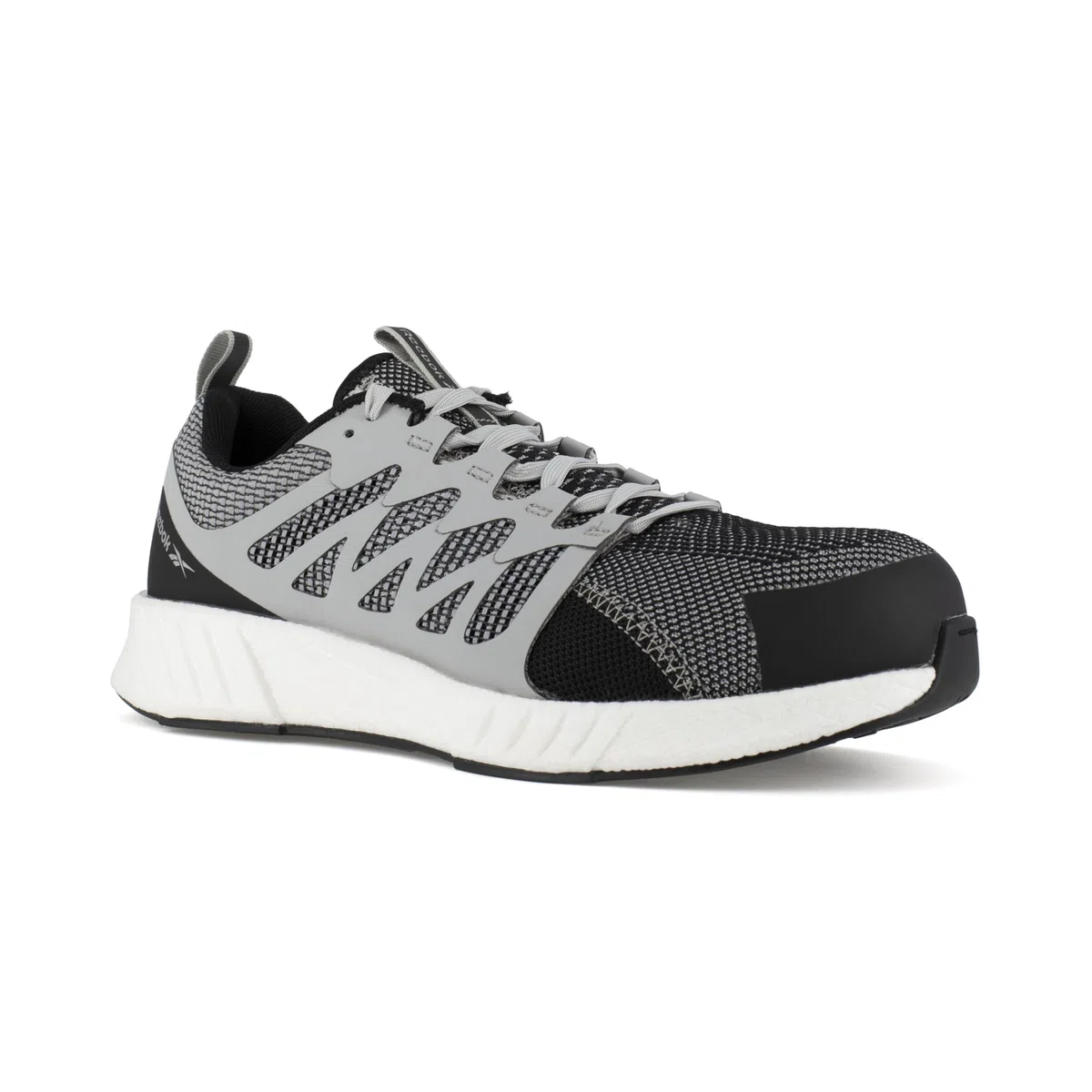 Reebok - Chaussures de sécurité Basses Noire et Grise en Maille Nylon embout Composite S1P SRC 44 Gris/Noir