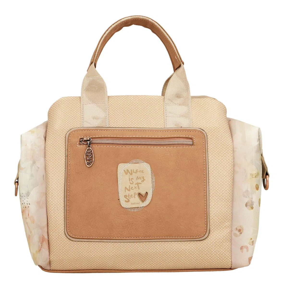 Anekke Bolso Bowling con Bandolera Memories - Gran Capacidad y Material Flexible | Bolsillos Exteriores e Interiores | Medidas: 31x24x16 cm