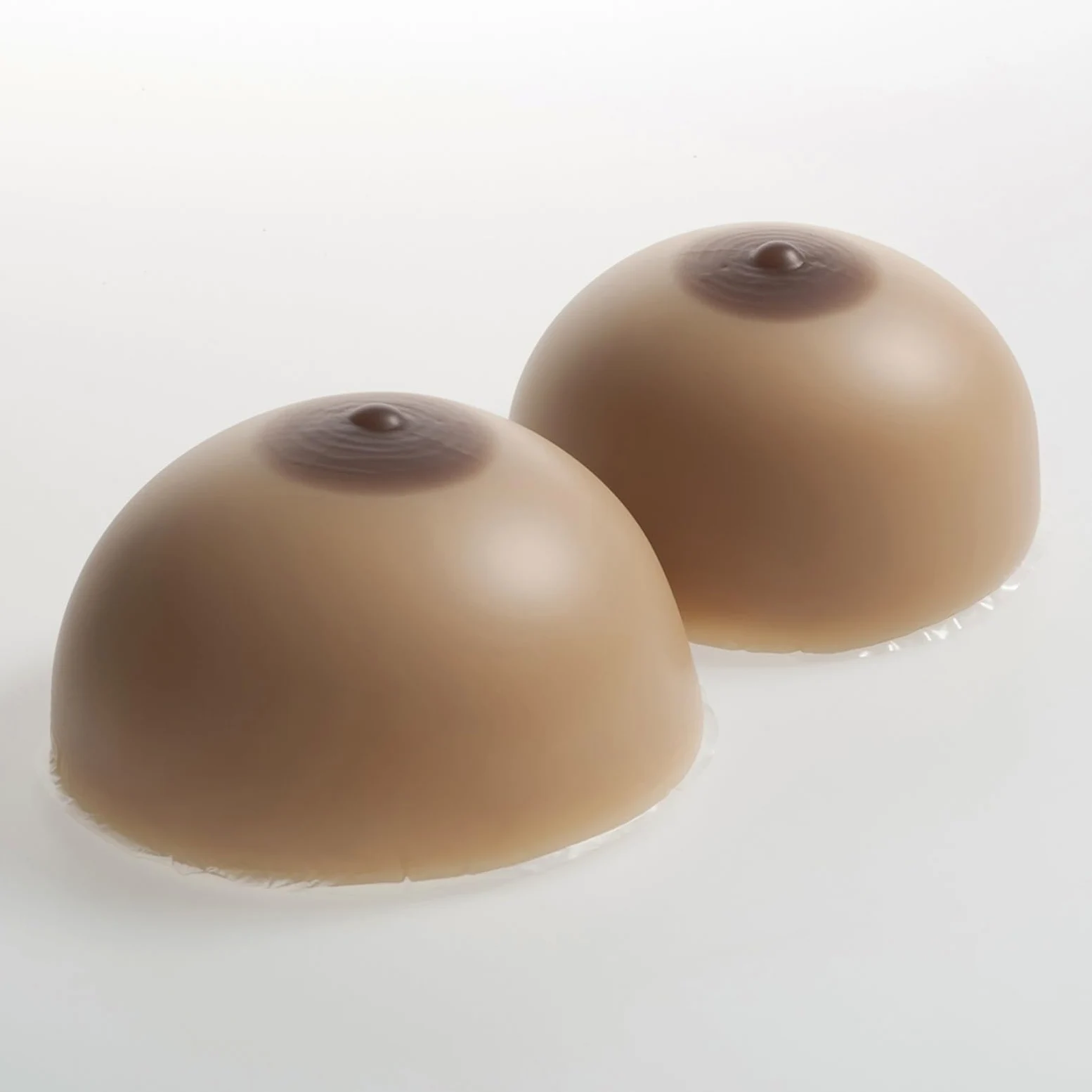 Almohadillas de silicona para sujetador Almohadillas de gel para pecho Almohadillas para pecho artificial Adecuadas para Vestidos de Mastectomía Trajes de Baño Recogidos ( Color : Brown , Size : K )