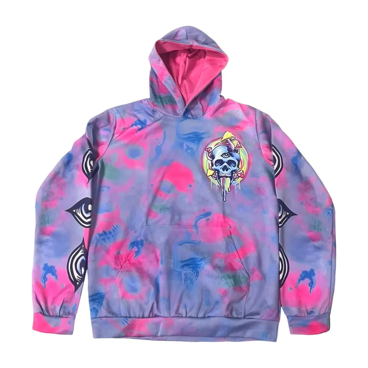 Genérico Sudaderas holgadas con Capucha para Hombre Diseño Elegante Ideal Uso Diario Informales Temporada Halloween Tejido cómodo