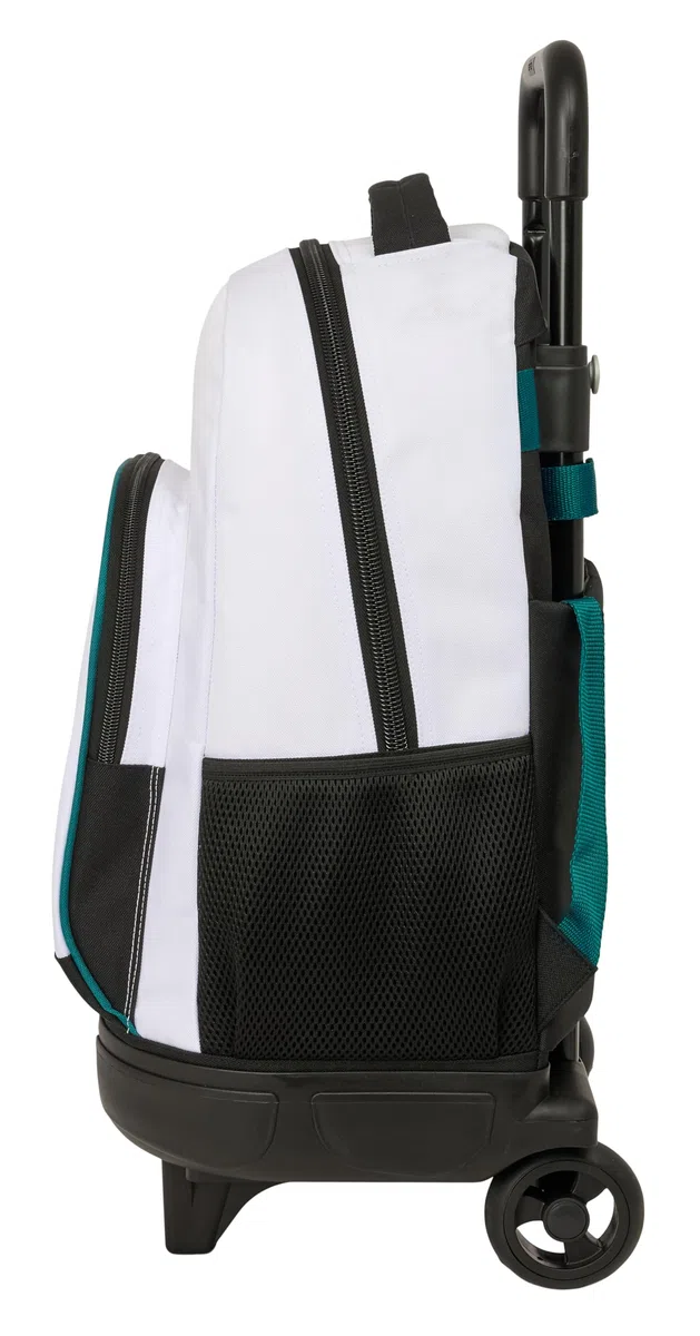 REAL MADRID EQUIPACIÓN 26/27 - Mochila Grande con Ruedas, Compacta, Extraíble, Ideal para Niños de Diferentes Edades, Cómoda y Versátil, Calidad y Resistencia, 33x22x45 cm