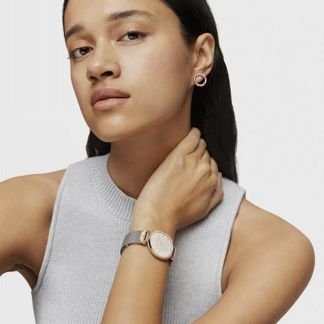 TOUS Watches s-Mesh Reloj para Mujer Analógico de Cuarzo con Brazalete de Acero Inoxidable 700350285