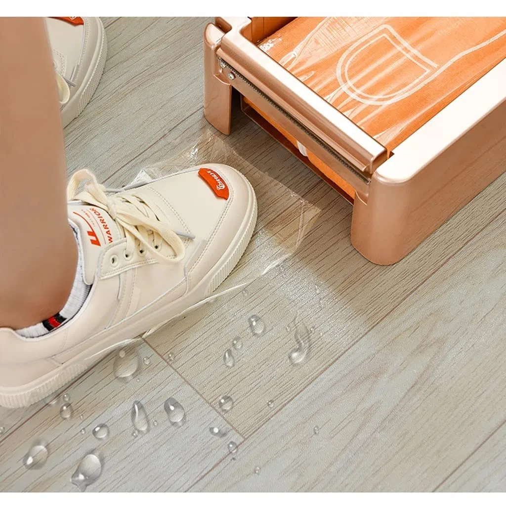 Dispensador automático de fundas de zapatos para el hogar, máquina desechable para una entrada fácil de limpiar