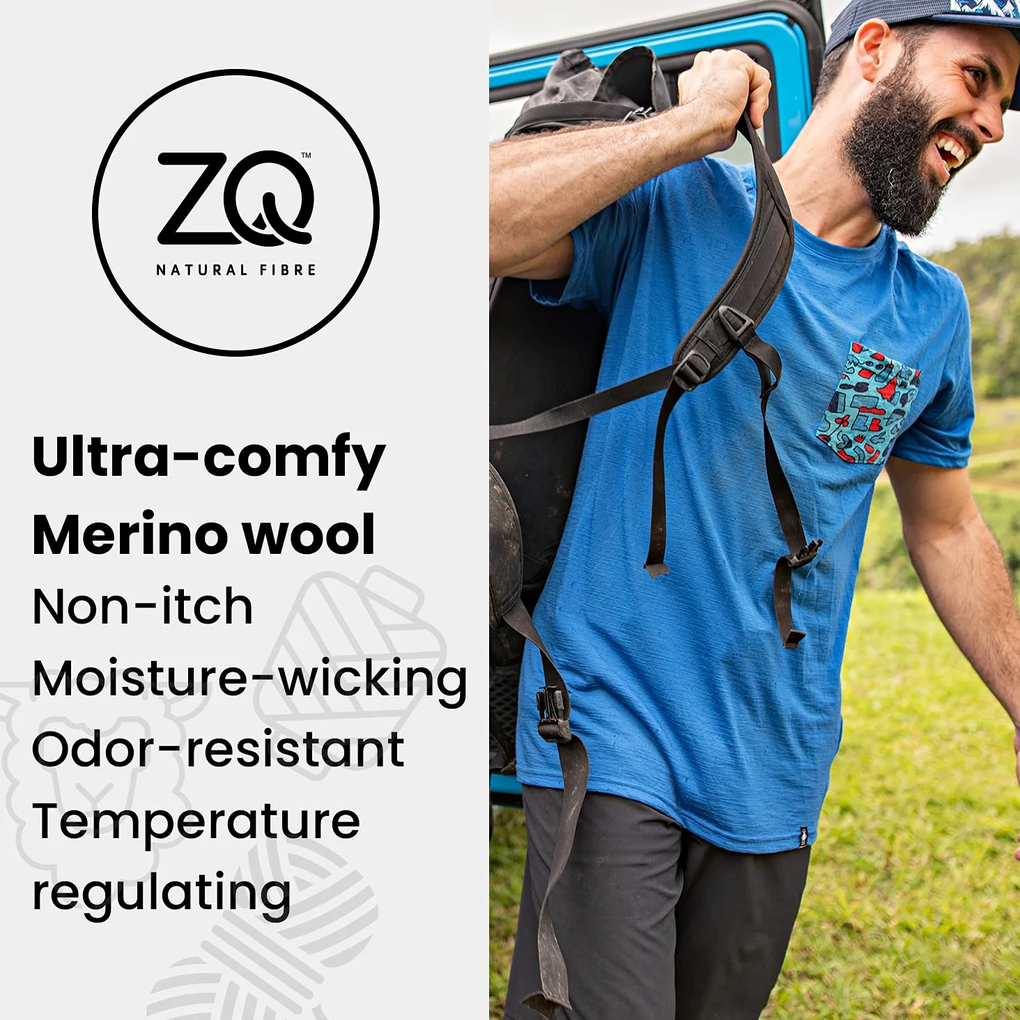 Smartwool Capa base térmica clásica de merino con cremallera de 1/4 para hombre