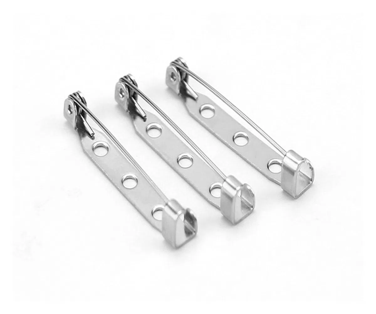 30 broches de Acero Inoxidable for joyería DIY | Pasadores de base de cierre de metal 14 mm 17 mm 19 mm 25 mm 37 mm