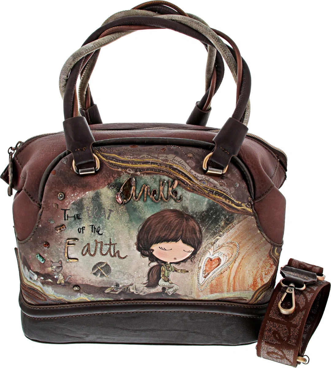 Anekke Bolso Tipo Doctor Core - Diseño Funcional - Medidas: 27/24/14 Cm - Accesorios Y Complementos Mujer