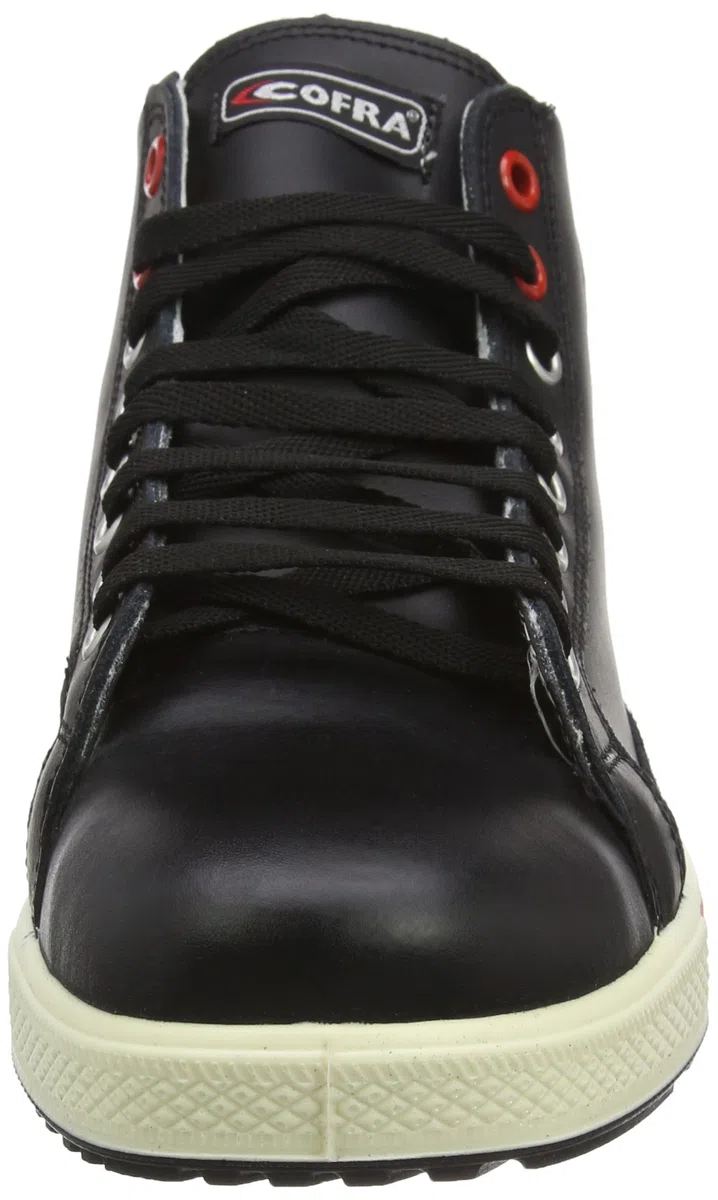 Cofra 35040-001.W42 - Zapatillas de Seguridad (Talla 42, S3 SRC, Color Negro y Blanco)