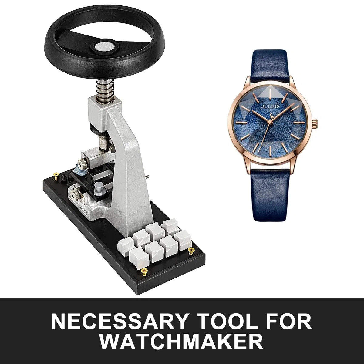 Caja de reloj ajustable 5700, abridor trasero, máquina desbloqueo, tornillo, estilo Oyster, Kit herramientas reparación relojes for relojeros Para uso doméstico