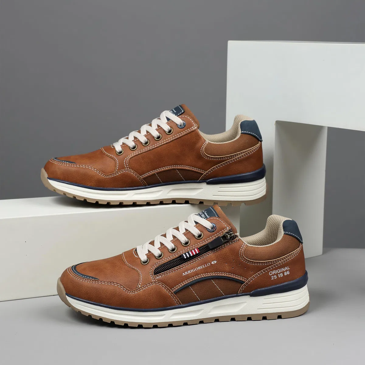 ARRIGO BELLO Zapatillas Hombre Zapatos Vestir Casual Deportivas Transpirables Gimnasio Correr Sneakers Talla 41-46