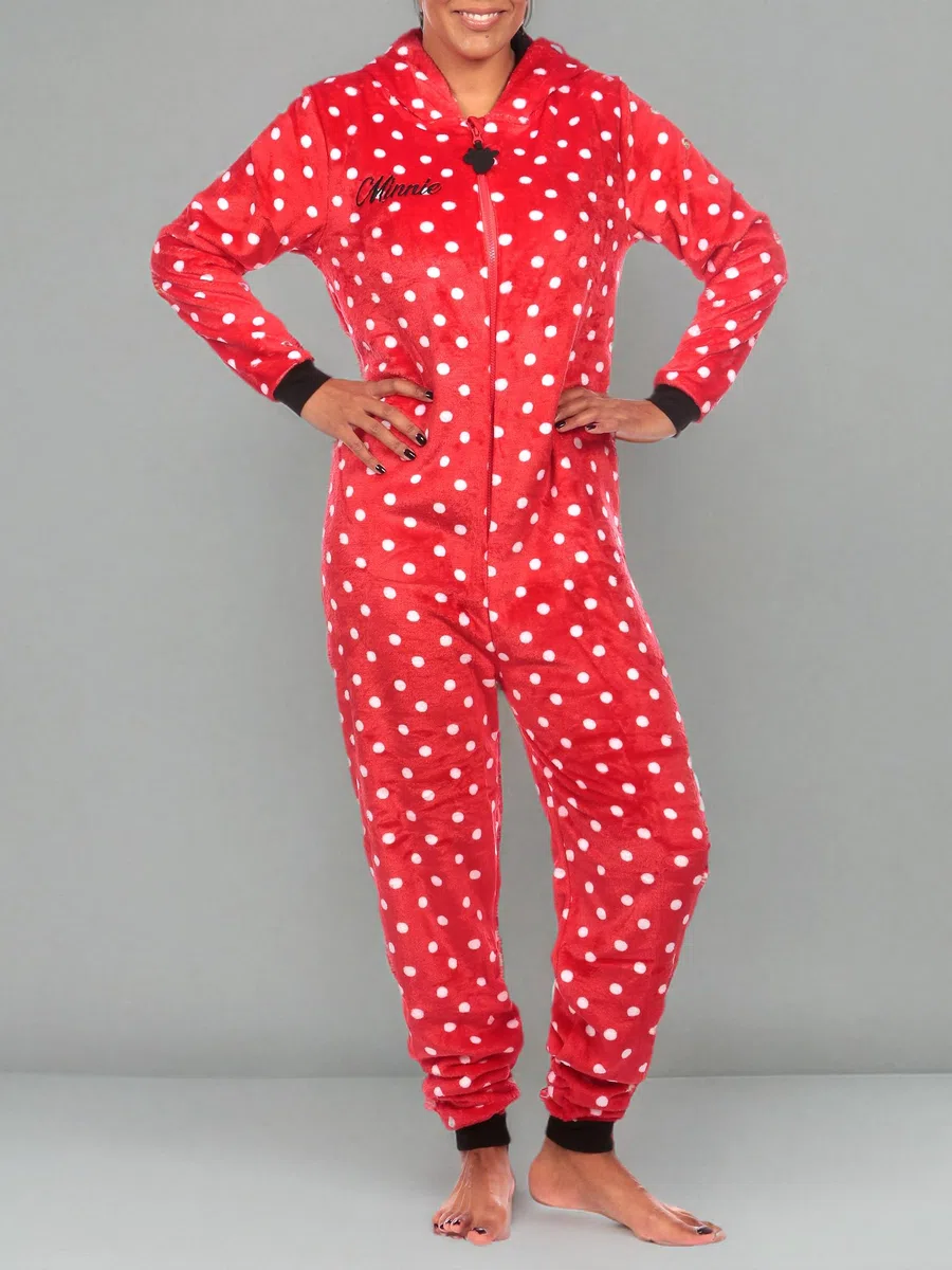 Disney Pijama Entera para Mujer Minnie Mouse