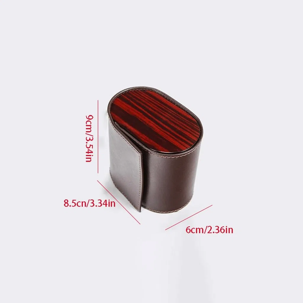 XBTGS Caja expositora portátil individual para reloj, caja de regalo, caja de almacenamiento de viaje para hombres,