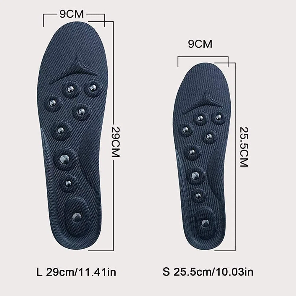 Plantillas, Plantillas de Masaje for Zapatos, Plantillas Anti-Plantar, magnéticas, magnético for pies Planos, Fascitis Plantar(3 Pair,S(35 41))