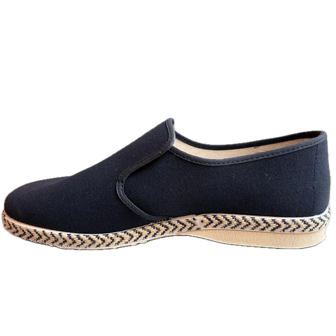 Emanuela - Zapatos mocasines ligeros para hombre, sin cordones, de verano, de tela, slipon de fácil ajuste, fabricado en Italia