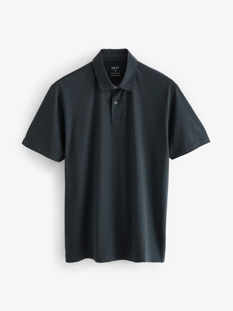 NEXT Hombres Pack de 3 Polos de Punto de Manga Corta con Estampado