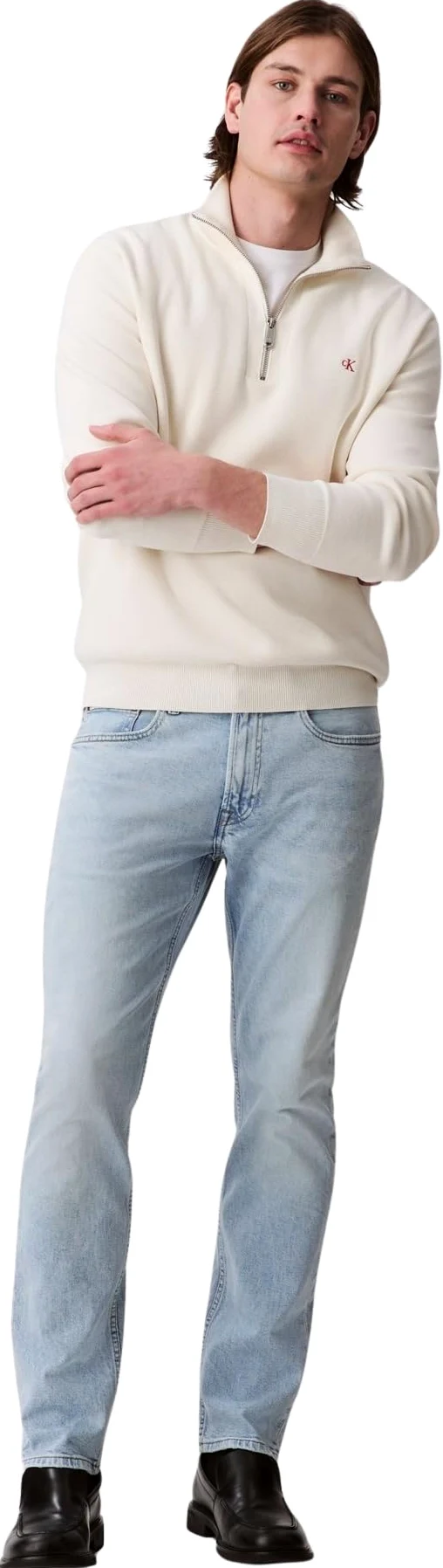 Calvin Klein Vaqueros Hombre Marbled Beacon Slim Fit