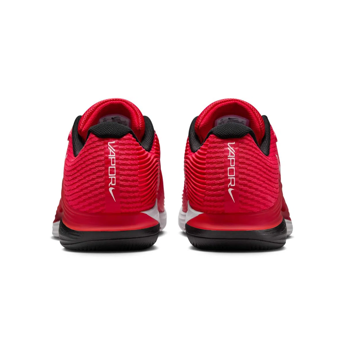 Nike Vapor 12 - Tenis de pista dura para hombre (FV5552-600, rojo universitario/negro/rojo gimnasio/blanco)