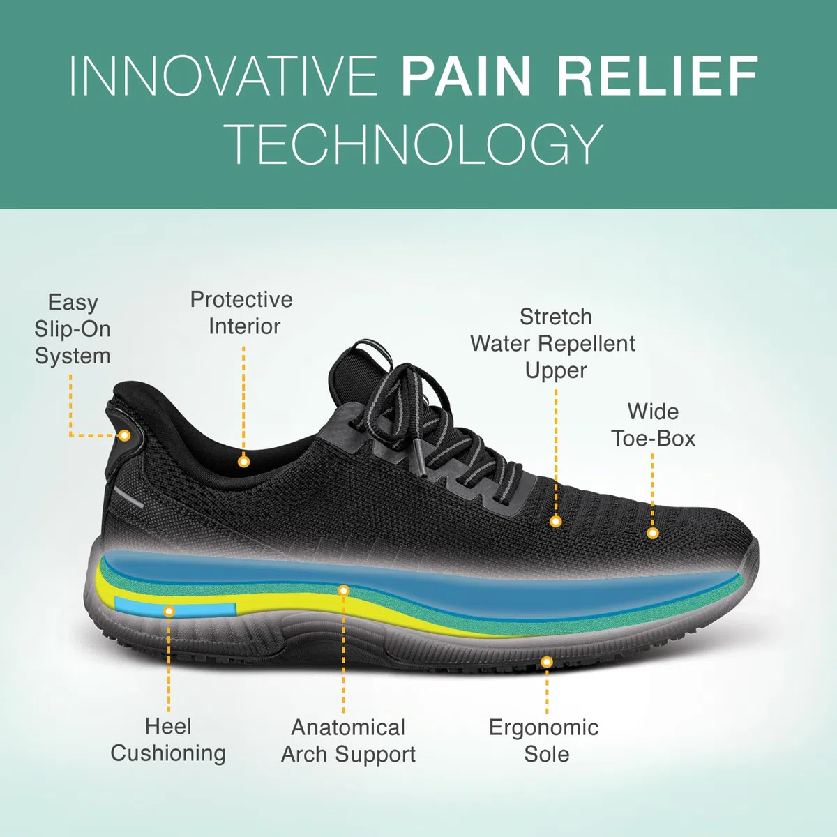 Orthofeet Kita, Zapatos Deportivos para Interiores y Exteriores Mujer