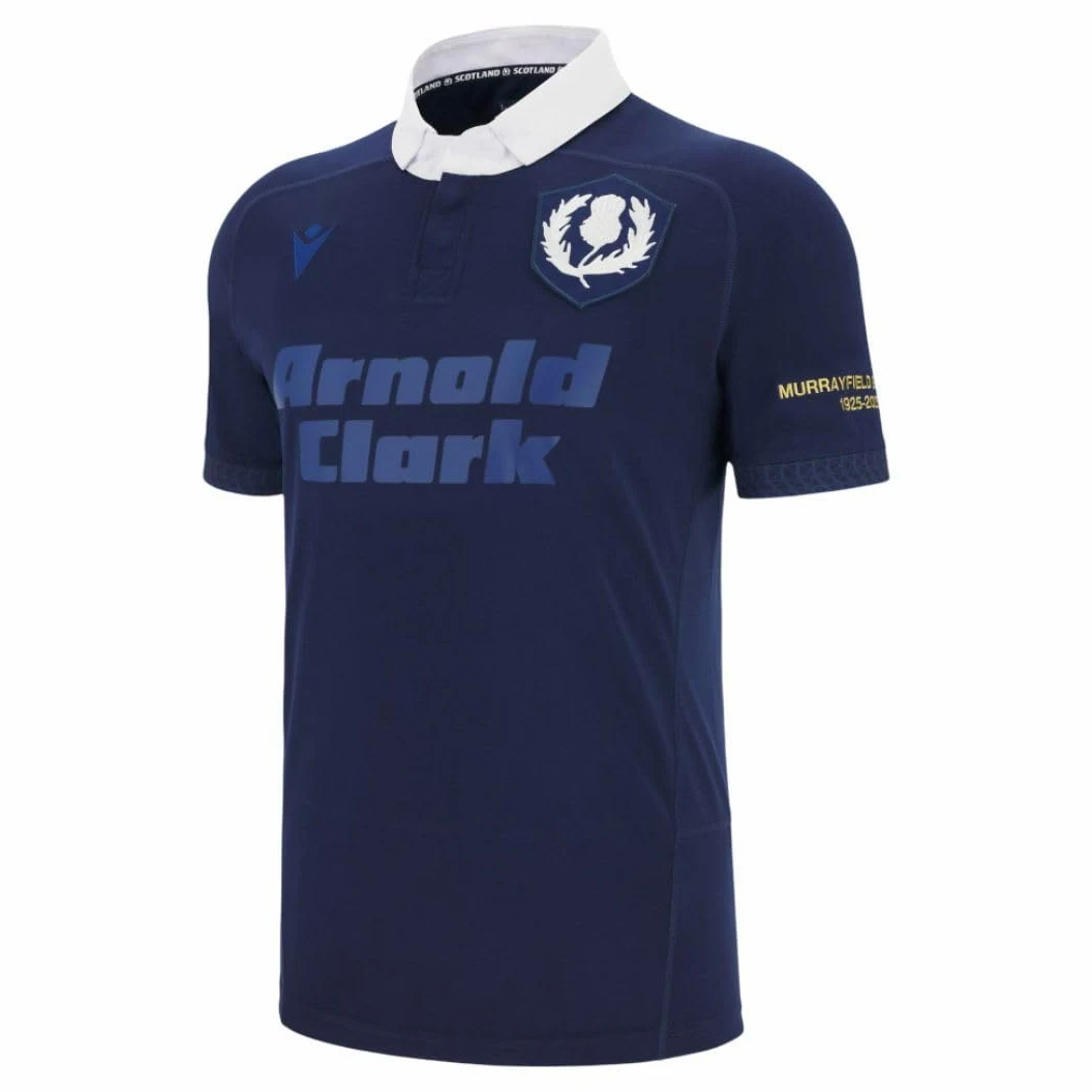 Camiseta réplica para adulto Escocia Rugby Murrayfield 100