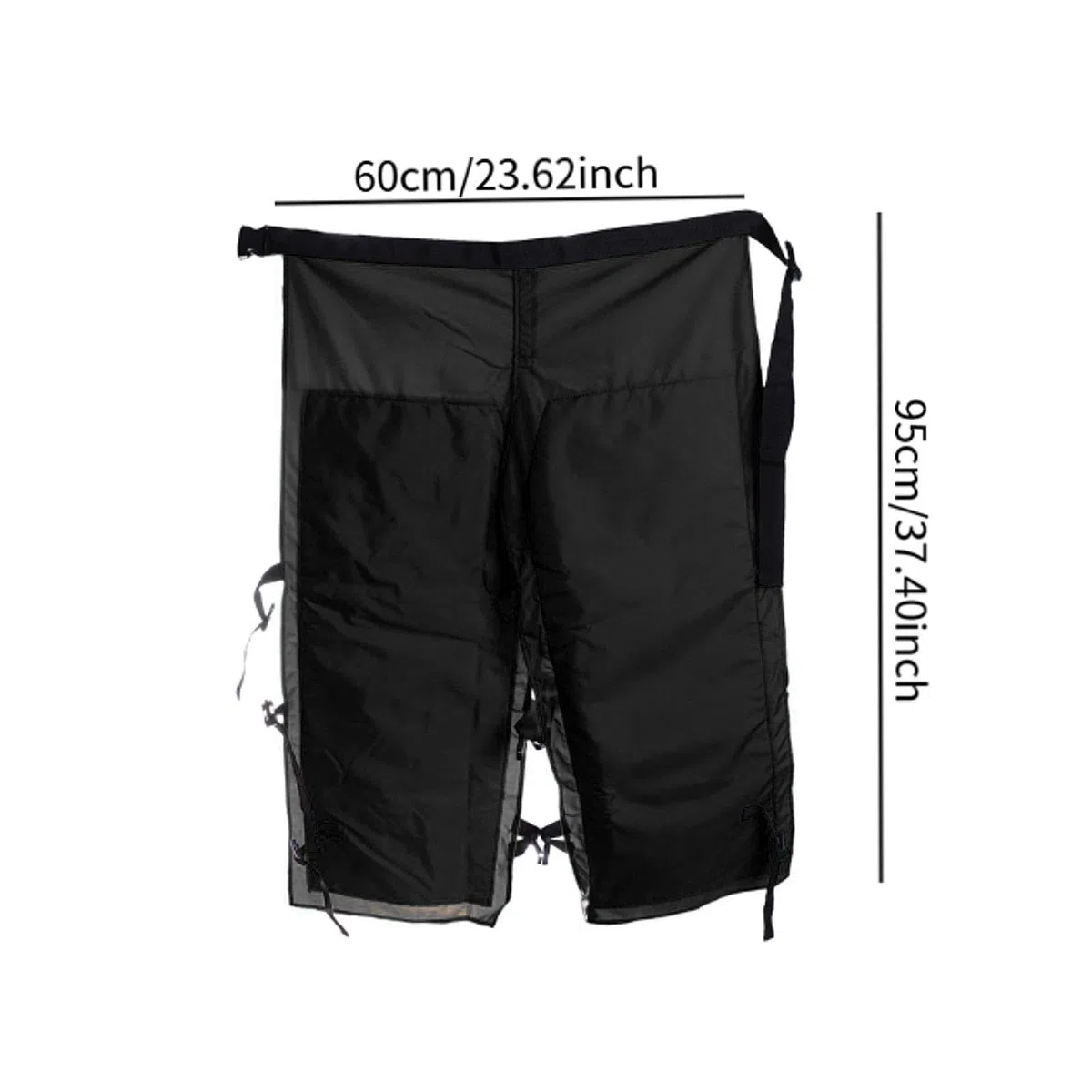 Delantal para motosierra, pantalones protectores de 9 capas, correas ajustables para cintura y pierna para corte forestal, equipo de seguridad, talla M