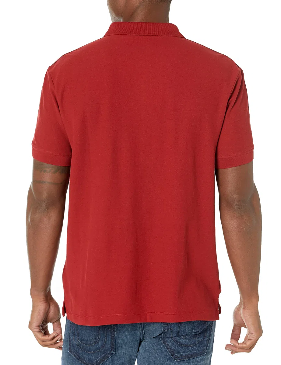 True Religion Damask Short Sleeve Polo Polo Shirt Hombre (Pack de 1)