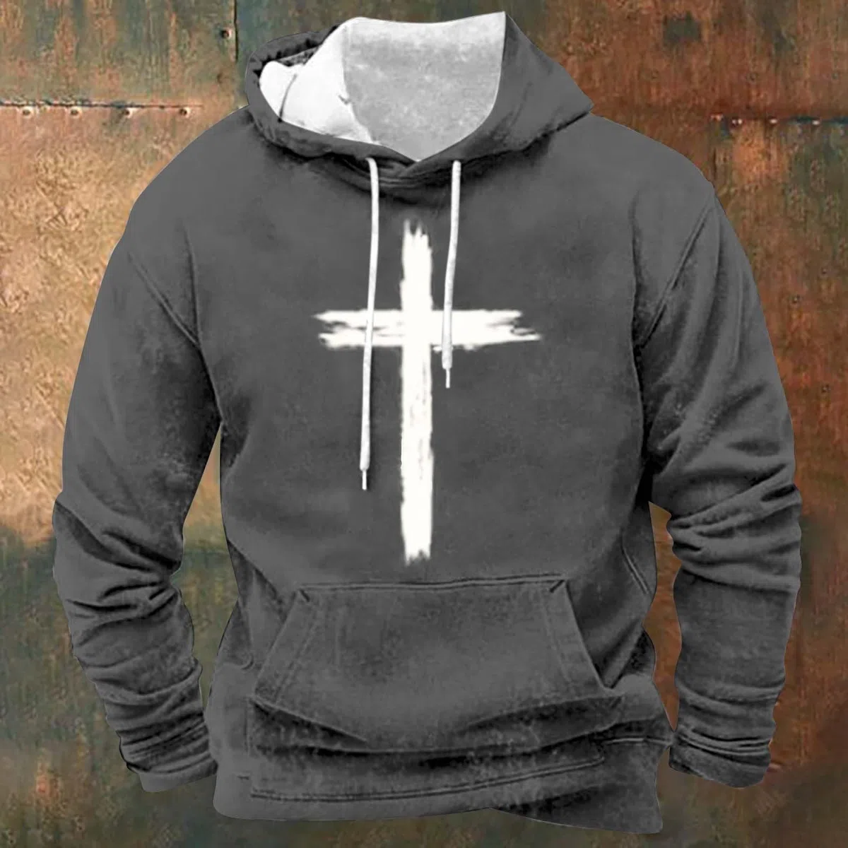Chaqueta Verano Hombre Casual Hombres No Pero Conozco A Un Sudadera con Capucha Rockera (Grey, L) Oversized Gym Mangas Proteccion Solar Camisas Manga Larga Top Deportivo Camisa UV Ropa