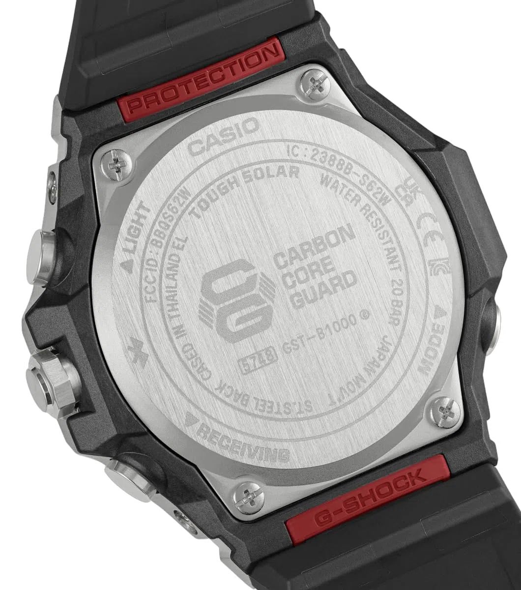 Casio G-Shock GST-B1000-1AER - Reloj para hombre con esfera negra y correa negra