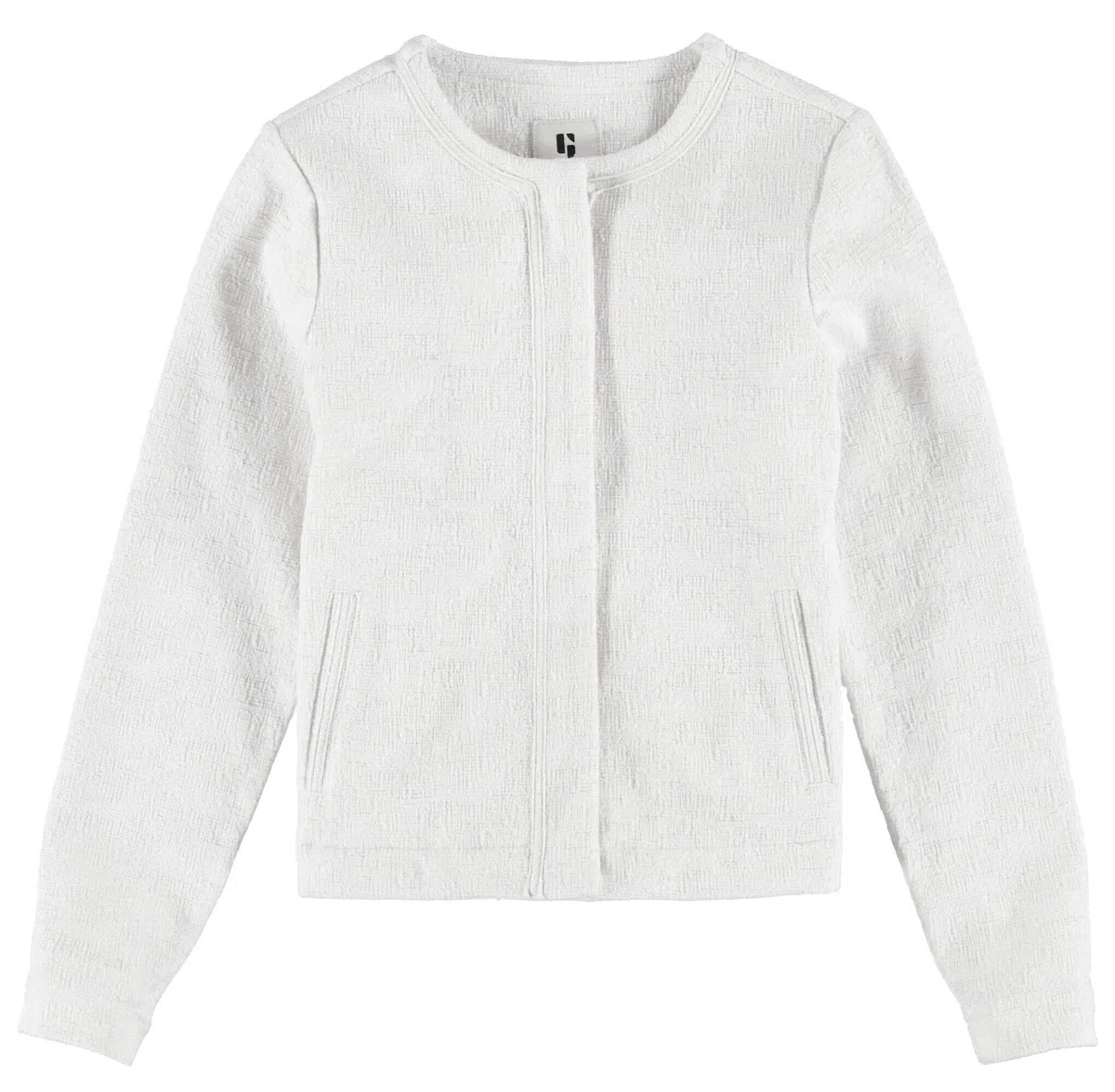 Garcia Cárdigan para niña, color blanco con hilo brillante, L92654