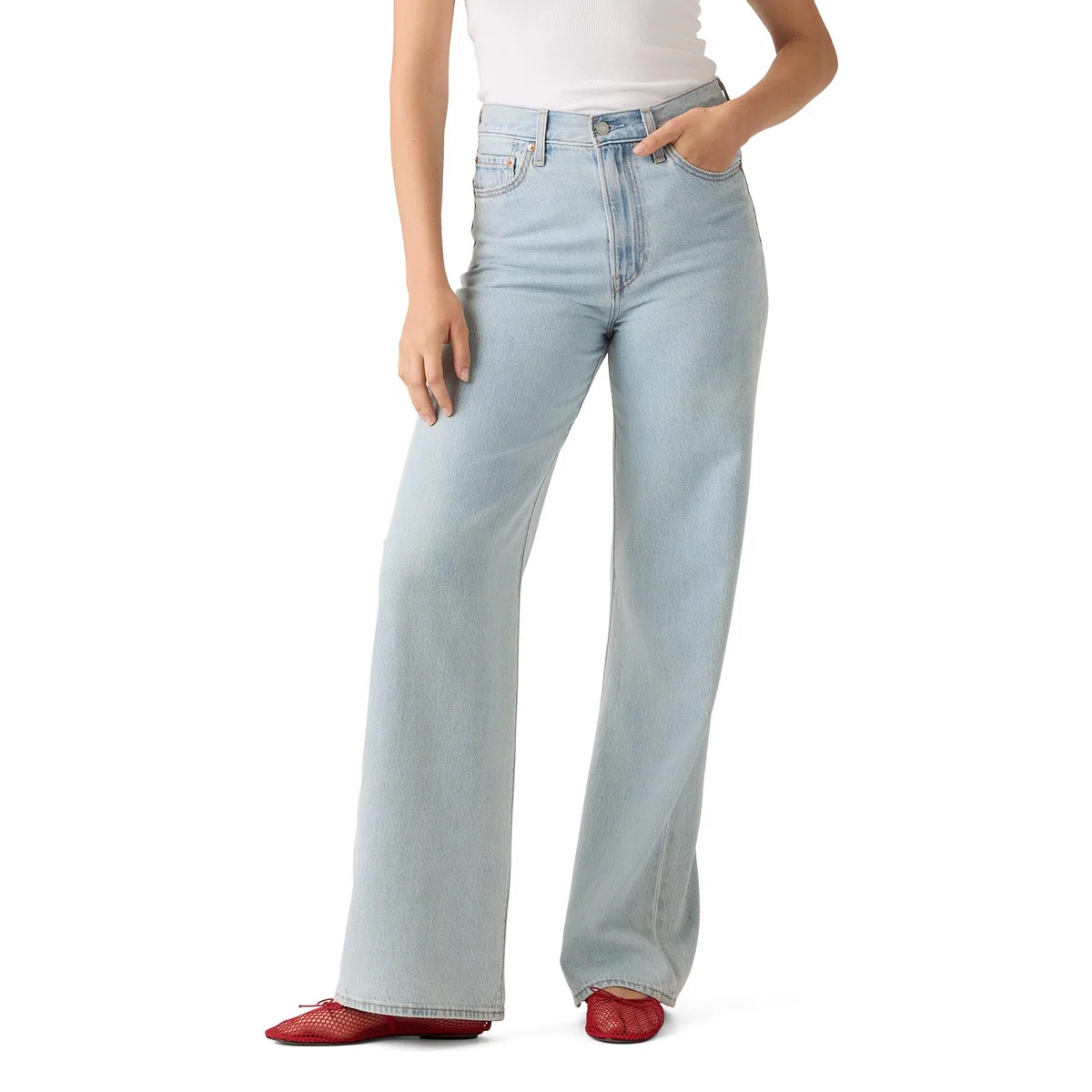 Levi'S Ribcage Wide Leg H223 - Jeans Mujer