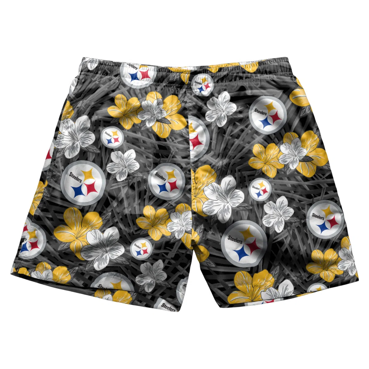 FOCO Bañador para Hombre, diseño Floral Hawaiano Tropical Tropical, Talla M, Hibisco, XL