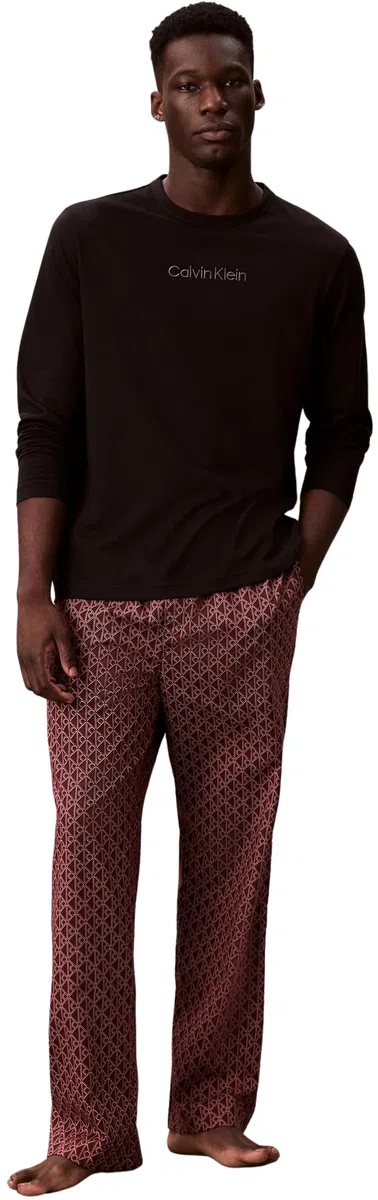 Calvin Klein Set de pijama Hombre Tee Pant Set largo