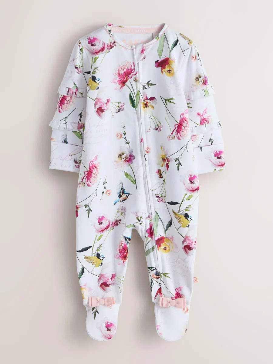 Bebés niña Pack de 3 Pijamas Tipo Pelele
