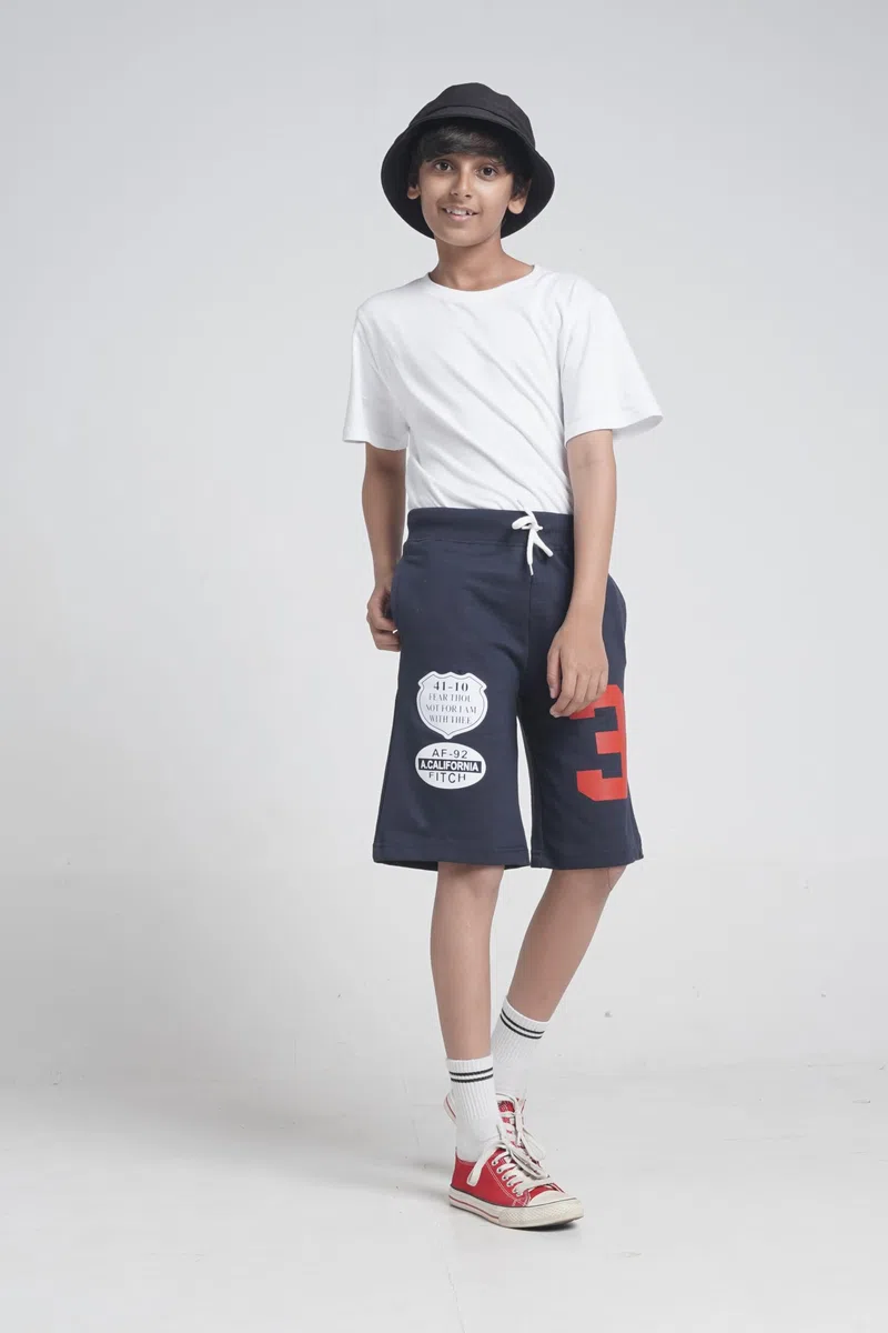 T2F Pantalones cortos para niños, Multicolor2, 3-4 a�os