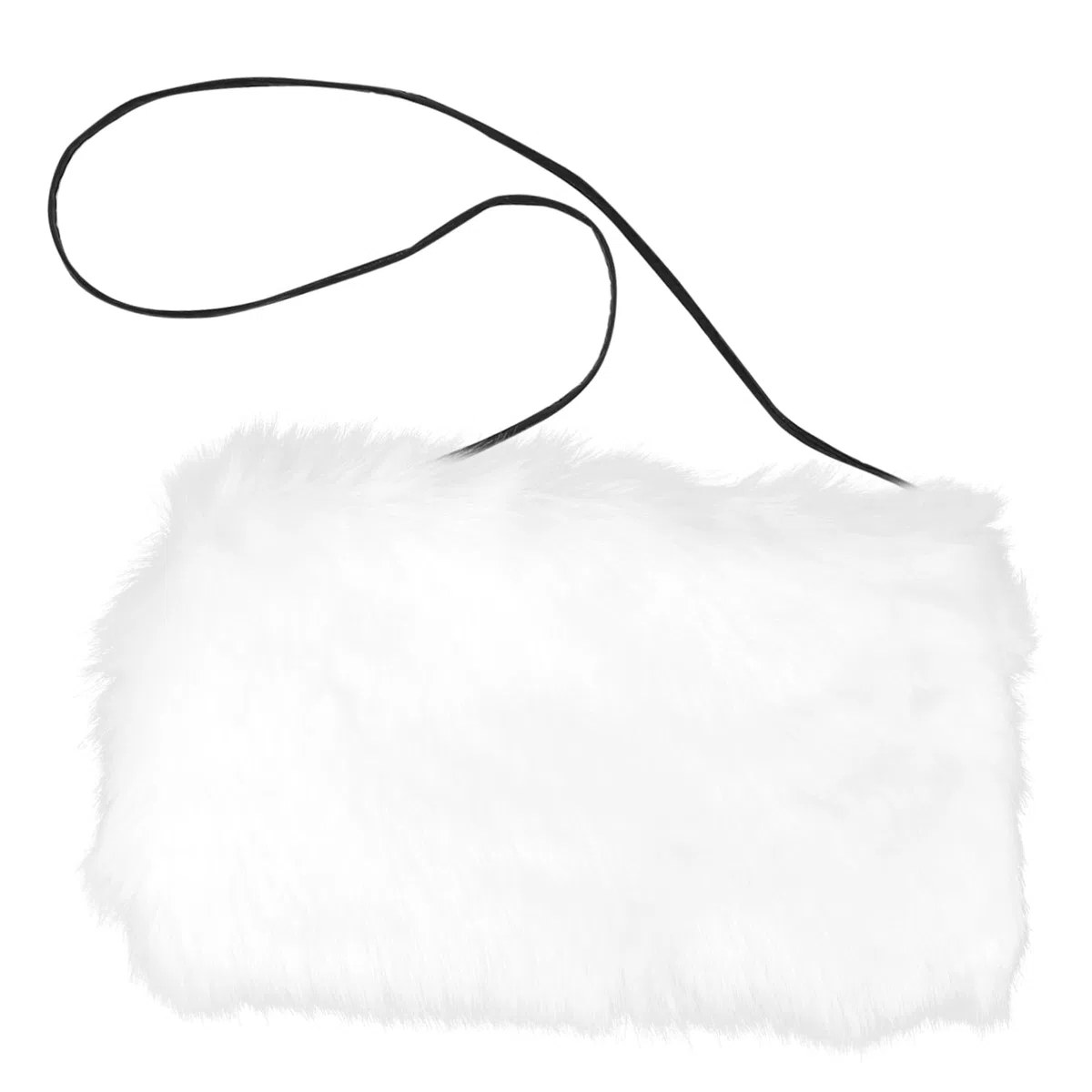 ifundom Calentador de Manos para Mujer de Piel Sintética, Blanco, Agradable y Cómodo, como Cojín, Adecuado para Invierno y Bodas