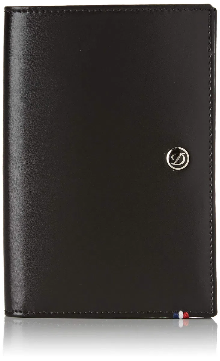 S.T Dupont D-180012 Line D - Funda de Piel para Pasaporte, Color Negro